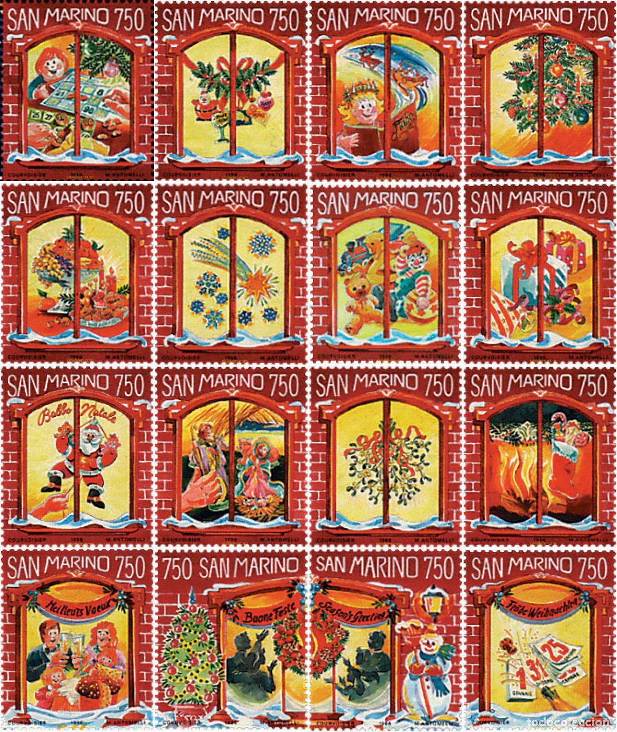 Sellos: 57858 MNH SAN MARINO 1996 NAVIDAD
