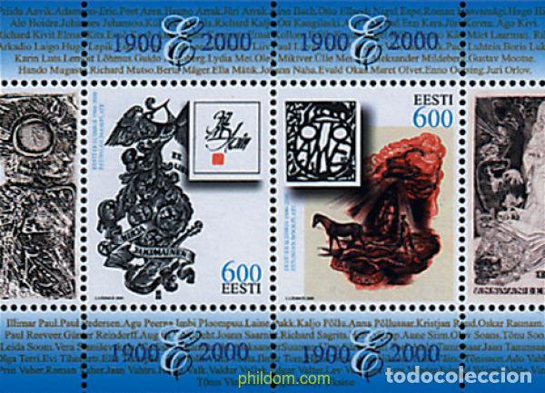 Sellos: 61408 MNH ESTONIA 2000 EXPOSICION NACIONAL