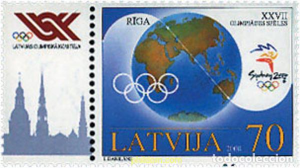 Selos: 323368 MNH LETONIA 2000 27 JUEGOS OLIMPICOS VERANO SYDNEY 2000