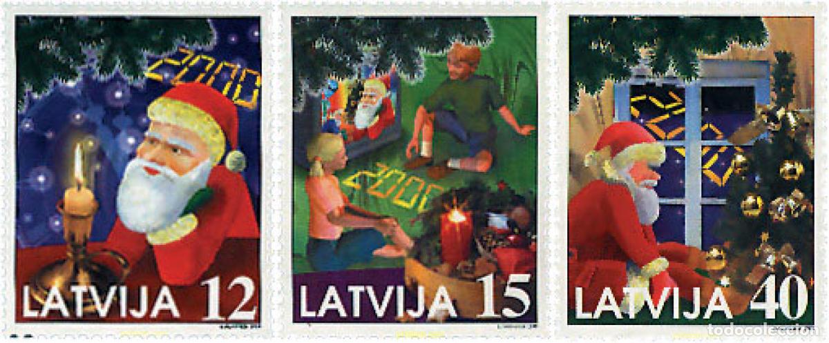 Selos: 86573 MNH LETONIA 1999 NAVIDAD