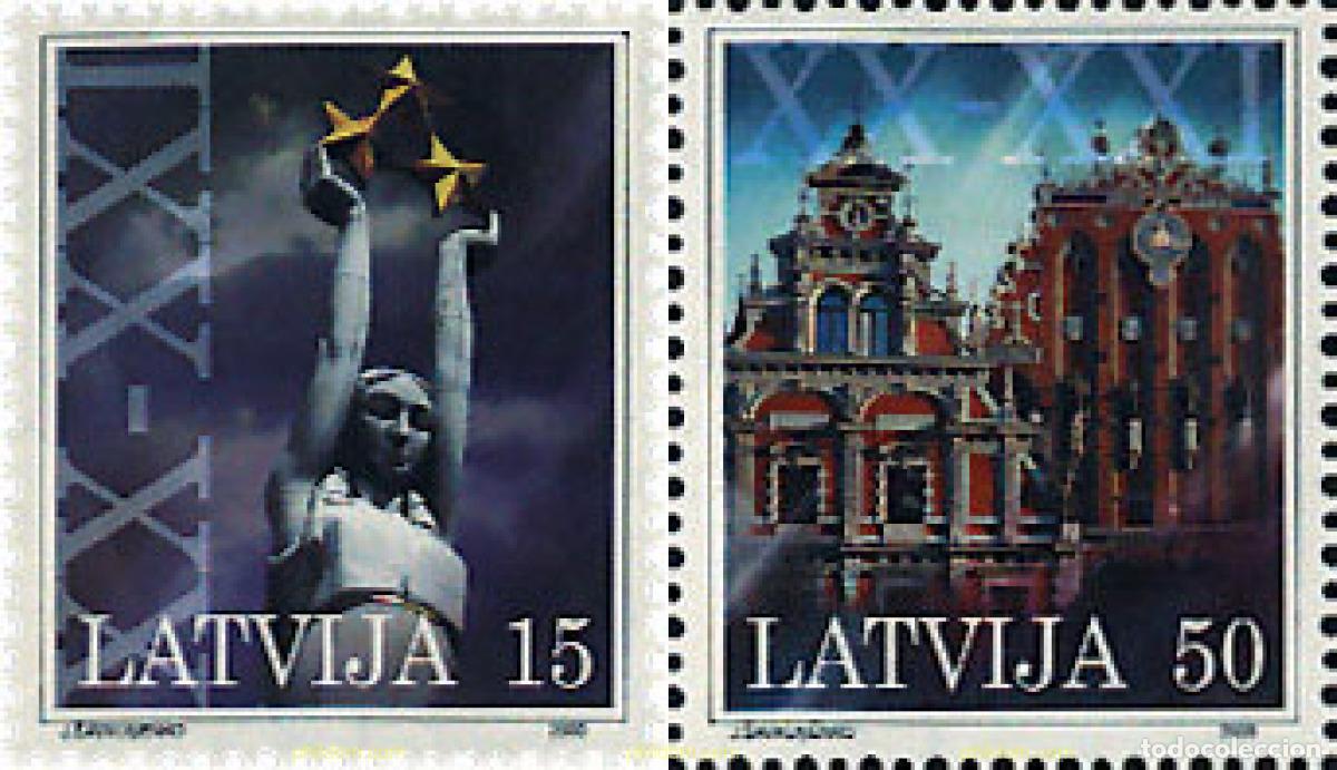 Selos: 86578 MNH LETONIA 2000 MILENIO