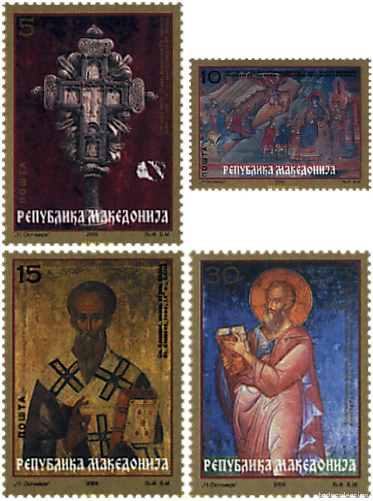 Sellos: 59108 MNH MACEDONIA 2000 2000 A&Ntilde;OS DEL CRISTIANISMO