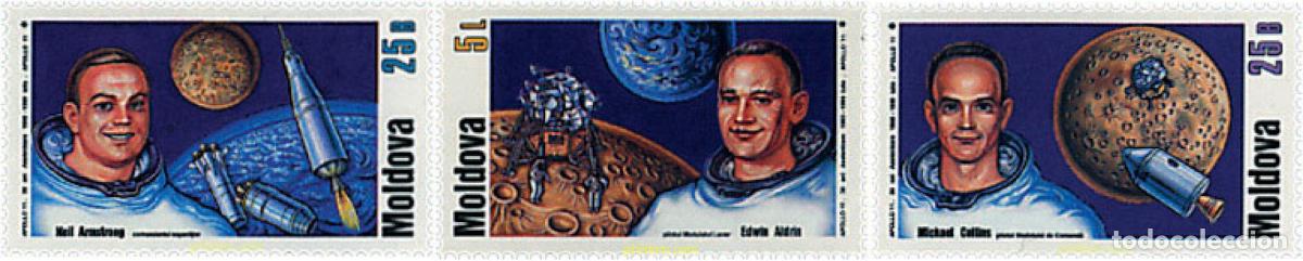 Sellos: 66798 MNH MOLDAVIA 1999 30 ANIVERSARIO DEL PRIMER HOMBRE EN LA LUNA