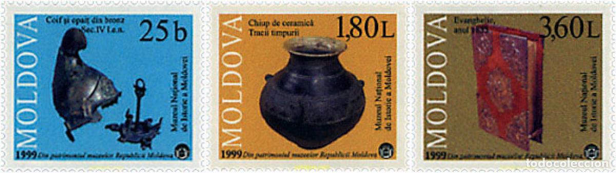 Selos: 59926 MNH MOLDAVIA 1999 EXPOSICION DE OBJETOS DEL MUSEO NACIONAL