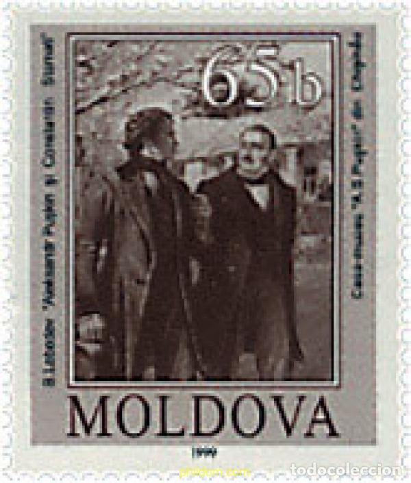 Sellos: 59933 MNH MOLDAVIA 1999 BICENTENARIO DEL NACIMIENTO DEL DRAMATURGO Y ROMANCERO RUSO ALEXANDER POUCH