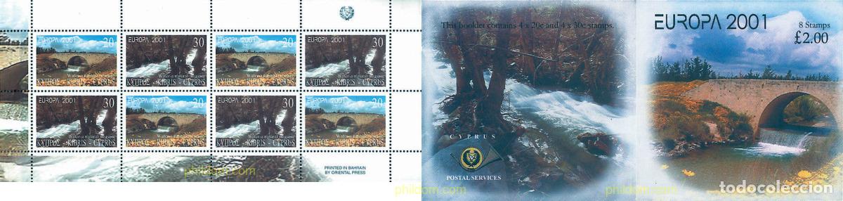 Sellos: 2301 MNH CHIPRE 2001 EUROPA CEPT. EL AGUA, RIQUEZA NATURAL