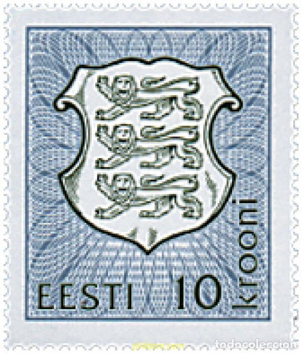 Sellos: 85505 MNH ESTONIA 1993 ESCUDO DE ARMAS