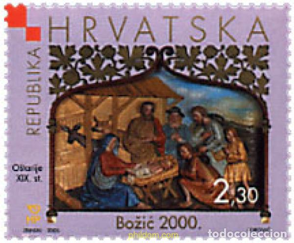 Sellos: 64507 MNH CROACIA 2000 NAVIDAD