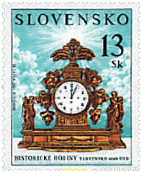Sellos: 65028 MNH ESLOVAQUIA 2001 RELOJ ANTIGUO