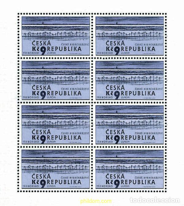 Sellos: 8695 MNH CHEQUIA 2001 EUROPA CEPT. EL AGUA, RIQUEZA NATURAL