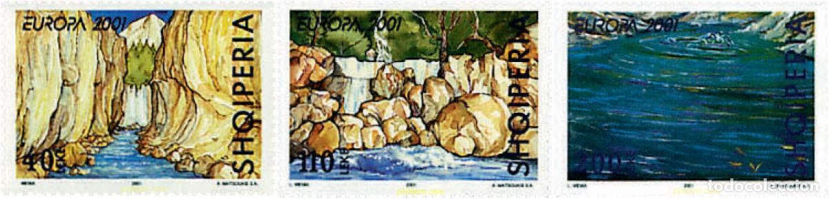 Sellos: 81650 MNH ALBANIA 2001 EUROPA CEPT. EL AGUA, RIQUEZA NATURAL