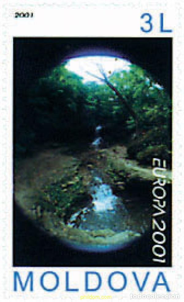Sellos: 77101 MNH MOLDAVIA 2001 EUROPA CEPT. EL AGUA, RIQUEZA NATURAL