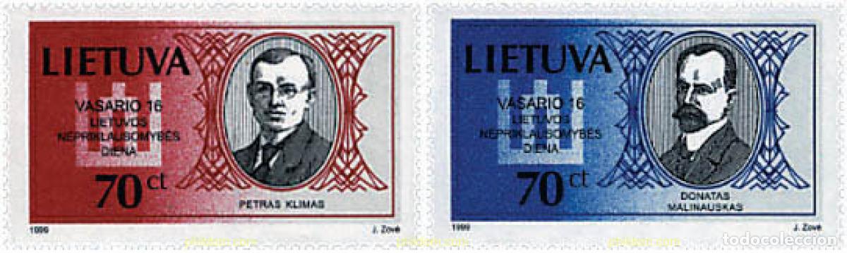 Francobolli: 65796 MNH LITUANIA 1999 DIA DE LA INDEPENDENCIA