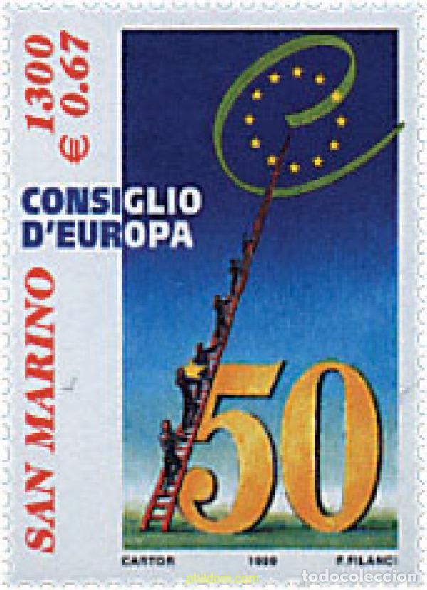 Stamps: 66226 MNH SAN MARINO 1999 50 ANIVERSARIO DEL PARLAMENTO EUROPEO
