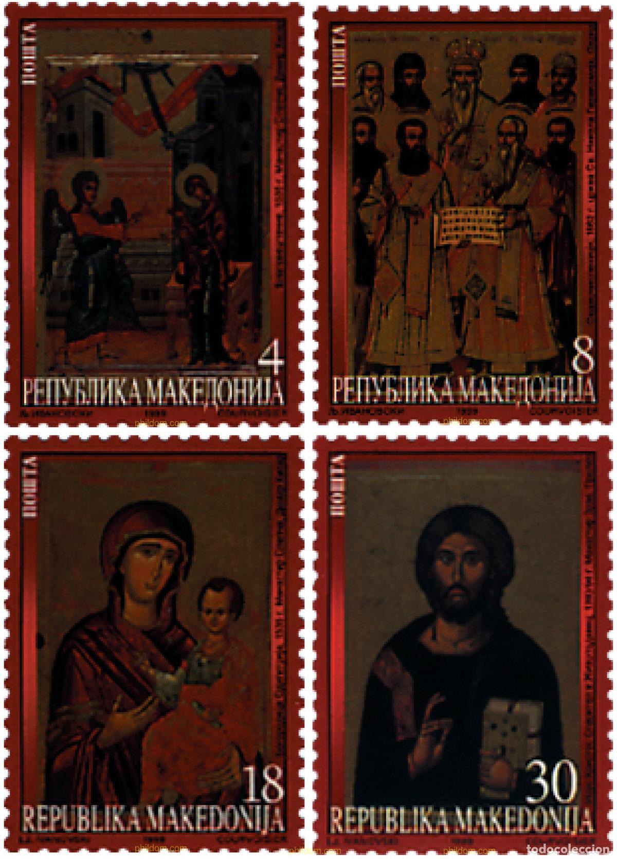 Timbres: 66037 MNH MACEDONIA 1999 ICONOS