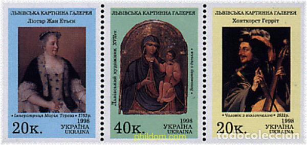 Sellos: 5700 MNH UCRANIA 1998 PINTURAS DE LA GALERIA LVIV