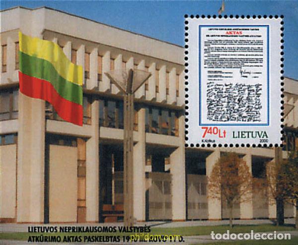 Francobolli: 67414 MNH LITUANIA 2000 10 ANIVERSARIO DE LA RESTAURACION DE LA INDEPENDENCIA