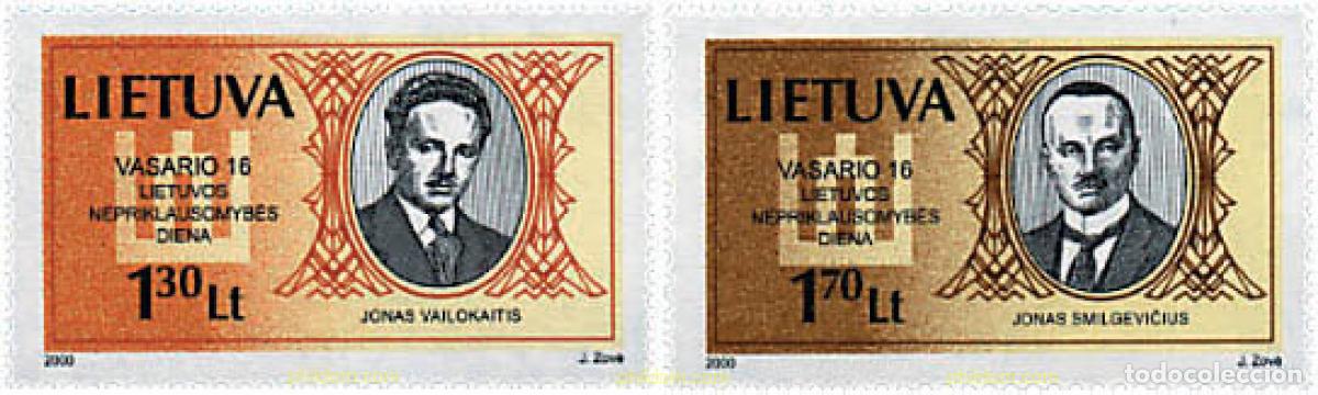 Francobolli: 67411 MNH LITUANIA 2000 DIA DE LA INDEPENDENCIA