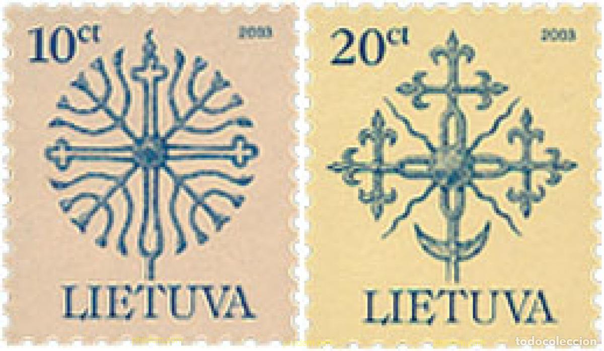 Stamps: 114813 MNH LITUANIA 2000 ORNAMENTOS DE MONUMENTOS EN HIERRO FORJADO