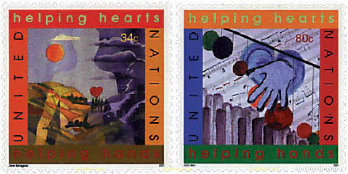 Sellos: 69044 MNH NACIONES UNIDAS. Nueva York 2001 A&Ntilde;O INTERNACIONAL DEL VOLUNTARIADO
