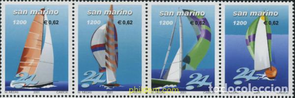Sellos: 5078 MNH SAN MARINO 2001 REGATAS DE VELA. 24 HORAS DE SAN MARINO