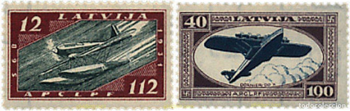 Sellos: 589353 HINGED LETONIA 1933 PRO AVIADORES HERIDOS