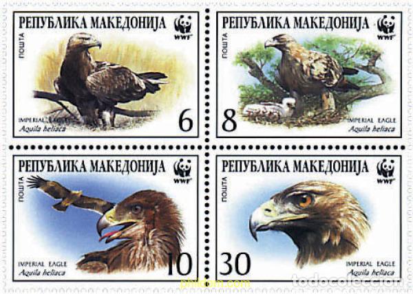 Sellos: 5304 MNH MACEDONIA 2001 AGUILA IMPERIAL