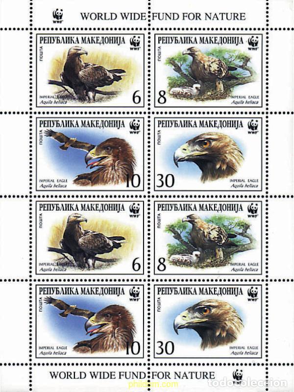 Sellos: 12716 MNH MACEDONIA 2001 AGUILA IMPERIAL