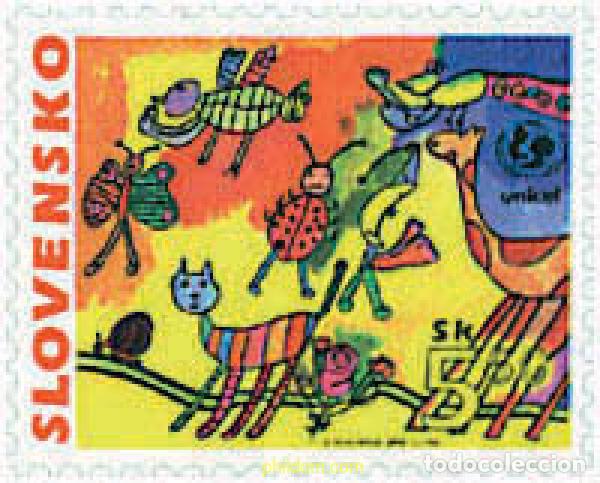 Sellos: 86801 MNH ESLOVAQUIA 2000 A&Ntilde;O INTERNACIONAL DEL NI&Ntilde;O