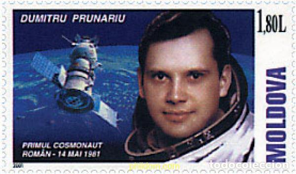 Sellos: 81365 MNH MOLDAVIA 2001 20 ANIVERSARIO DEL VUELO ESPACIAL CONJUNTO ENTRE USSR Y RUMANIA