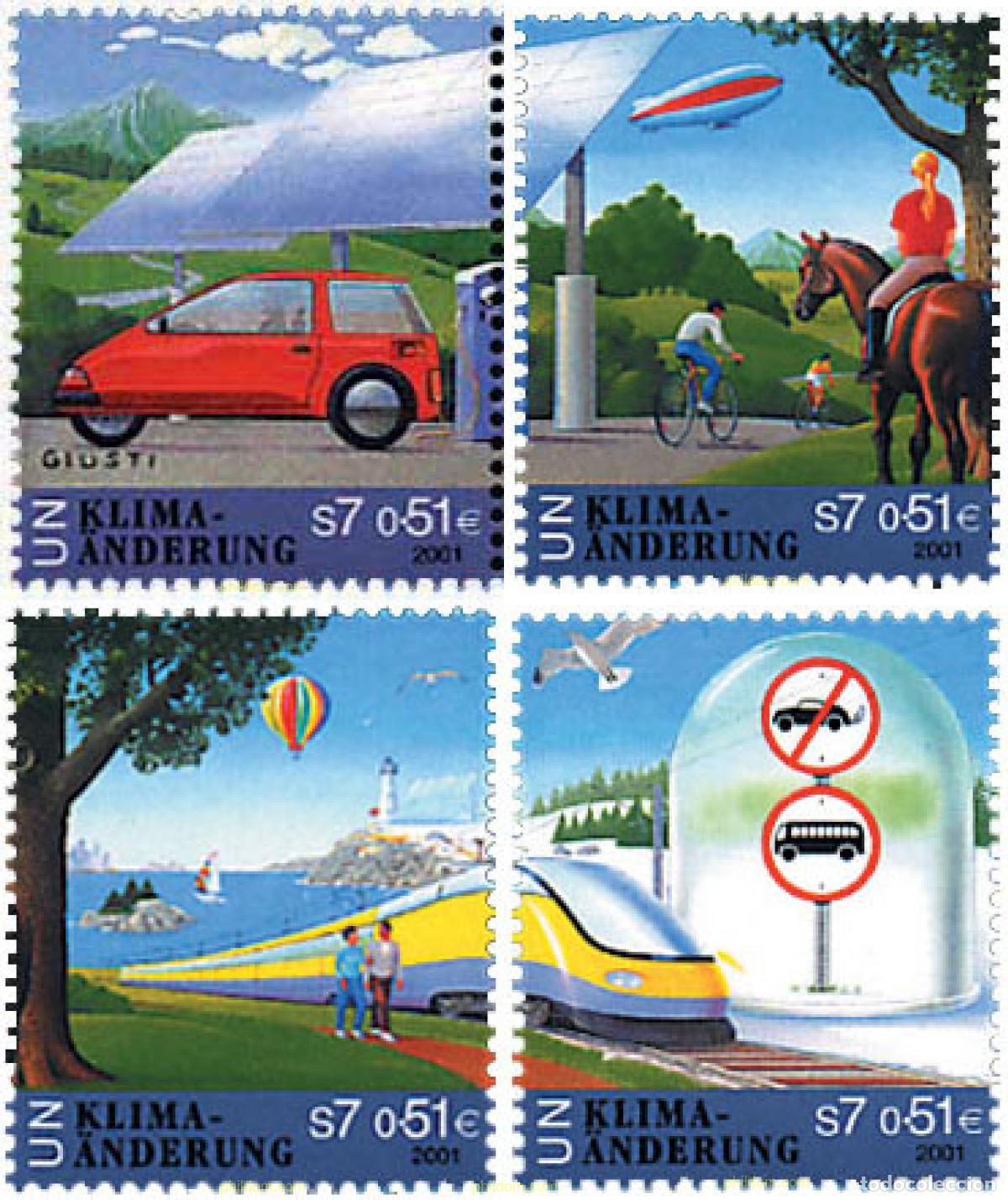 Briefmarken: 87889 MNH NACIONES UNIDAS. Viena 2001 CAMBIO CLIMATICO