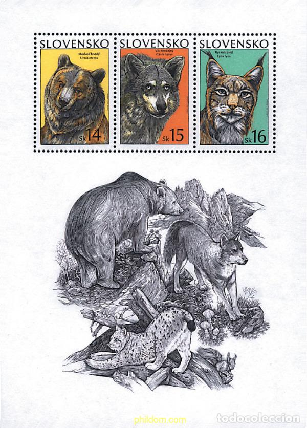 Sellos: 77691 MNH ESLOVAQUIA 2001 FAUNA