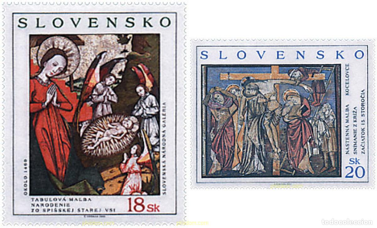 Briefmarken: 75038 MNH ESLOVAQUIA 2000 PINTURAS