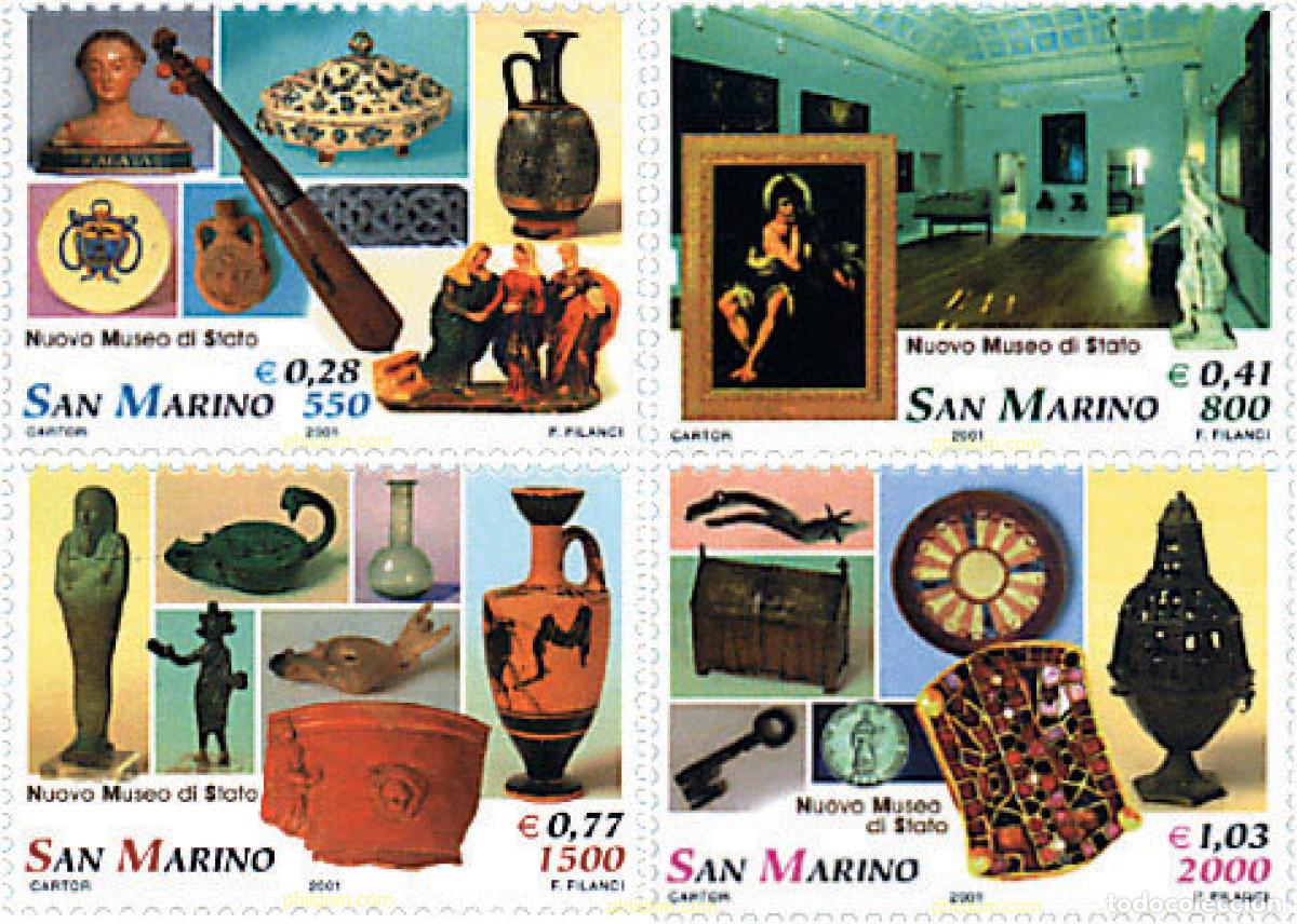 Sellos: 86339 MNH SAN MARINO 2001 NUEVO MUSEO DEL ESTADO