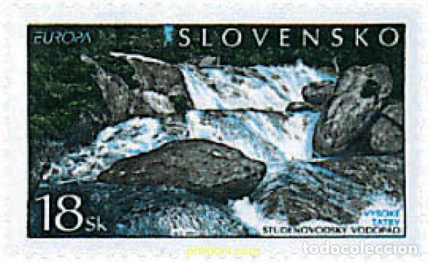 Sellos: 77081 MNH ESLOVAQUIA 2001 EUROPA CEPT. EL AGUA, RIQUEZA NATURAL