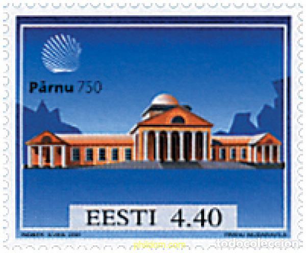 Sellos: 81190 MNH ESTONIA 2001 750 ANIVERSARIO DE LA CIUDAD DE PARNU