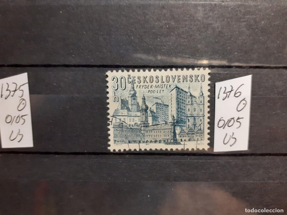 Sellos: SELLOS DE CHECOSLOVAQUIA. USADOS. YVERT N&ordm;1376