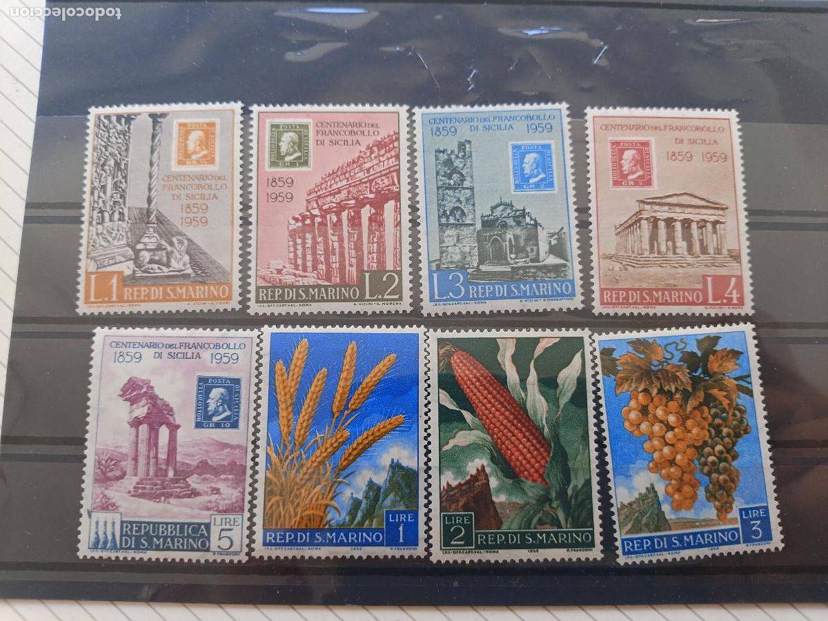 Briefmarken: San Marino. Lote de sellos nuevos