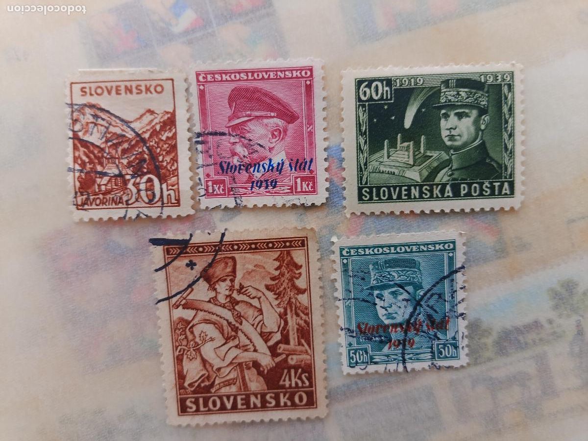 Sellos: Eslovaquia. Lote de sellos