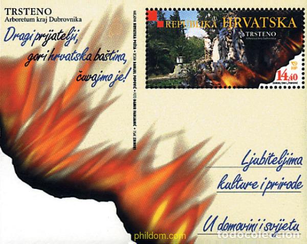 Francobolli: 81154 MNH CROACIA 2001 ARBORETUM TRSTENO