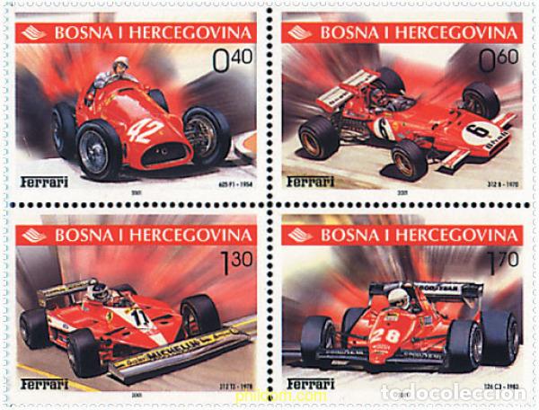 Sellos: 5579 MNH BOSNIA-HERZEGOVINA 2001 FERRARI
