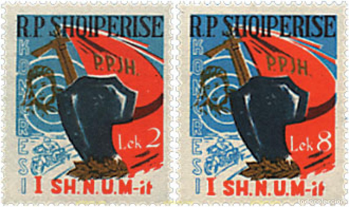 Briefmarken: 111687 MNH ALBANIA 1963 CONGRESO DE LA ASOCIACION DE AYUDA AL EJERCITO Y A LA DEFENSA