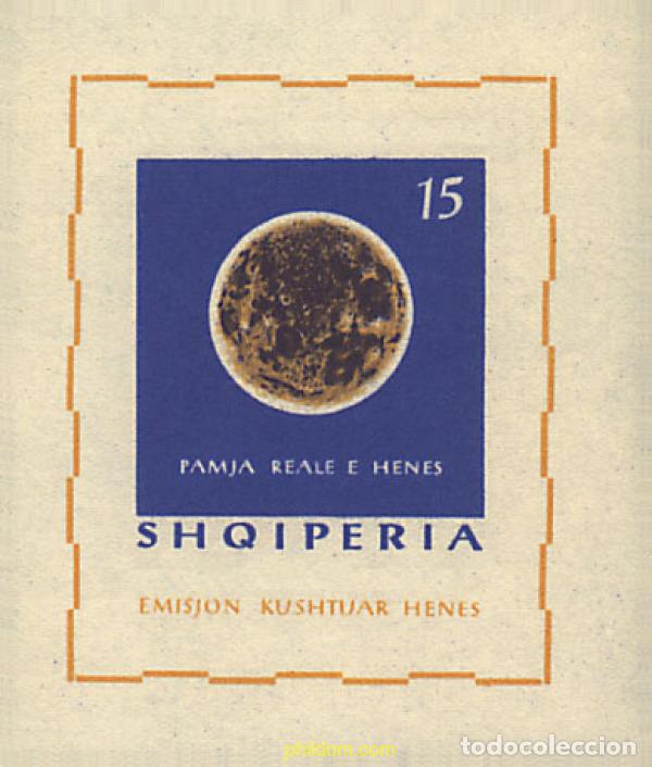 Sellos: 111703 MNH ALBANIA 1964 FASES LUNARES