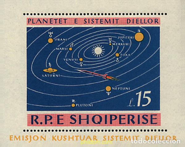 Sellos: 112007 MNH ALBANIA 1964 PLANETAS DEL SISTEMA SOLAR