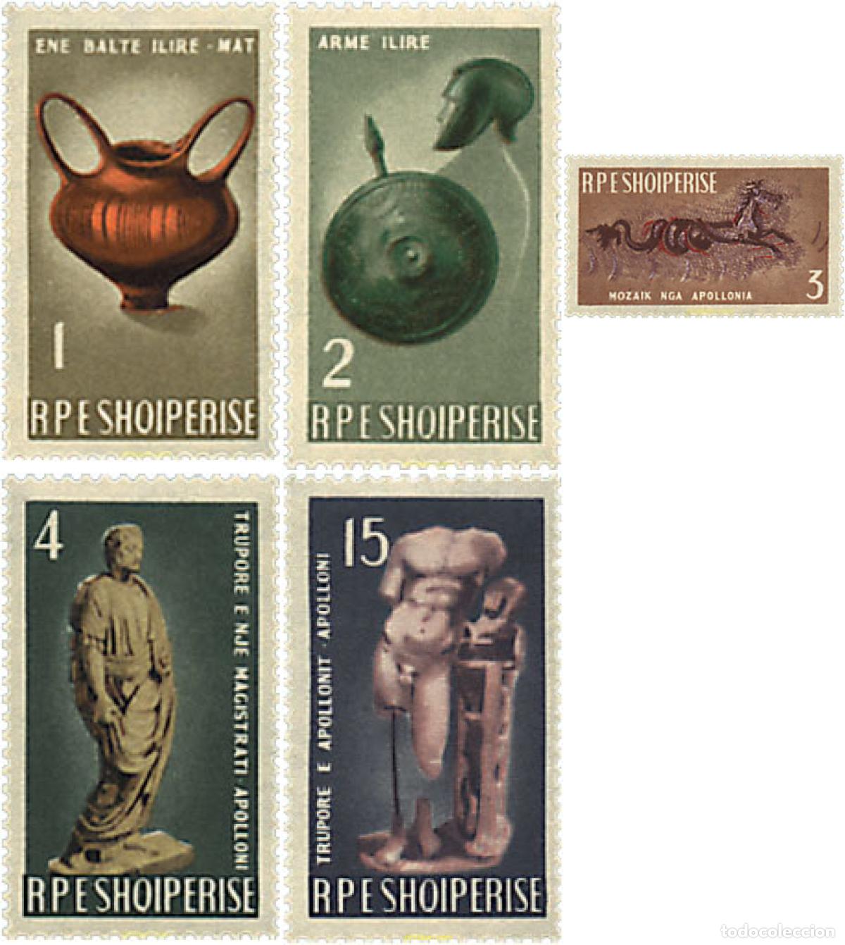 Sellos: 112018 MNH ALBANIA 1965 ARQUEOLOGIA