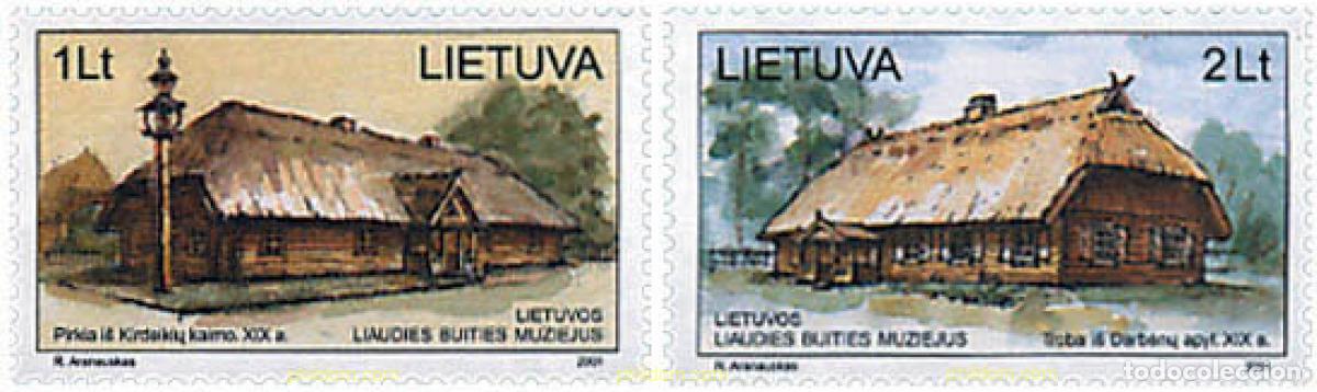 Sellos: 79195 MNH LITUANIA 2001 MUSEO DE TRADICIONES POPULARES DE LITUANIA