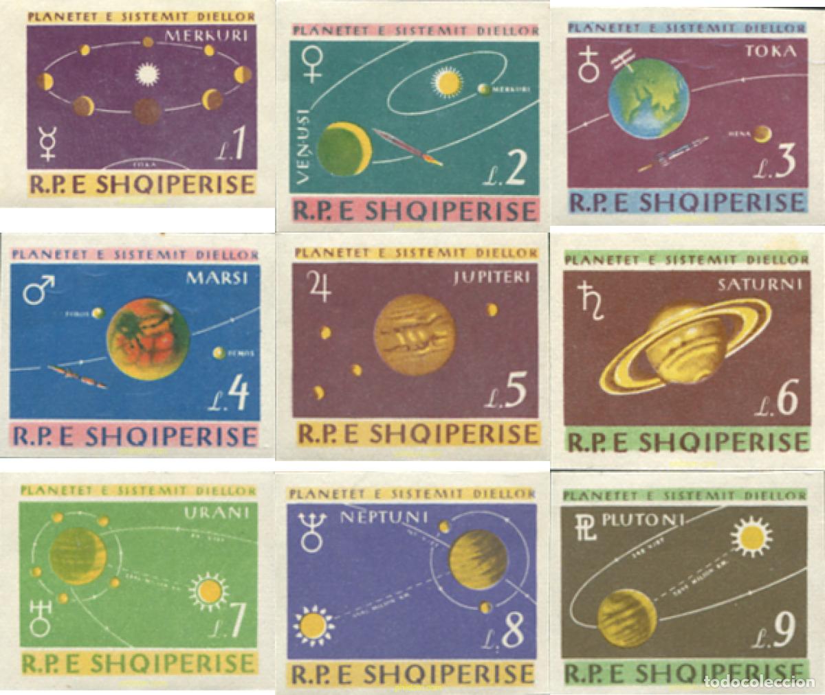 Sellos: 371696 HINGED ALBANIA 1964 PLANETAS DEL SISTEMA SOLAR