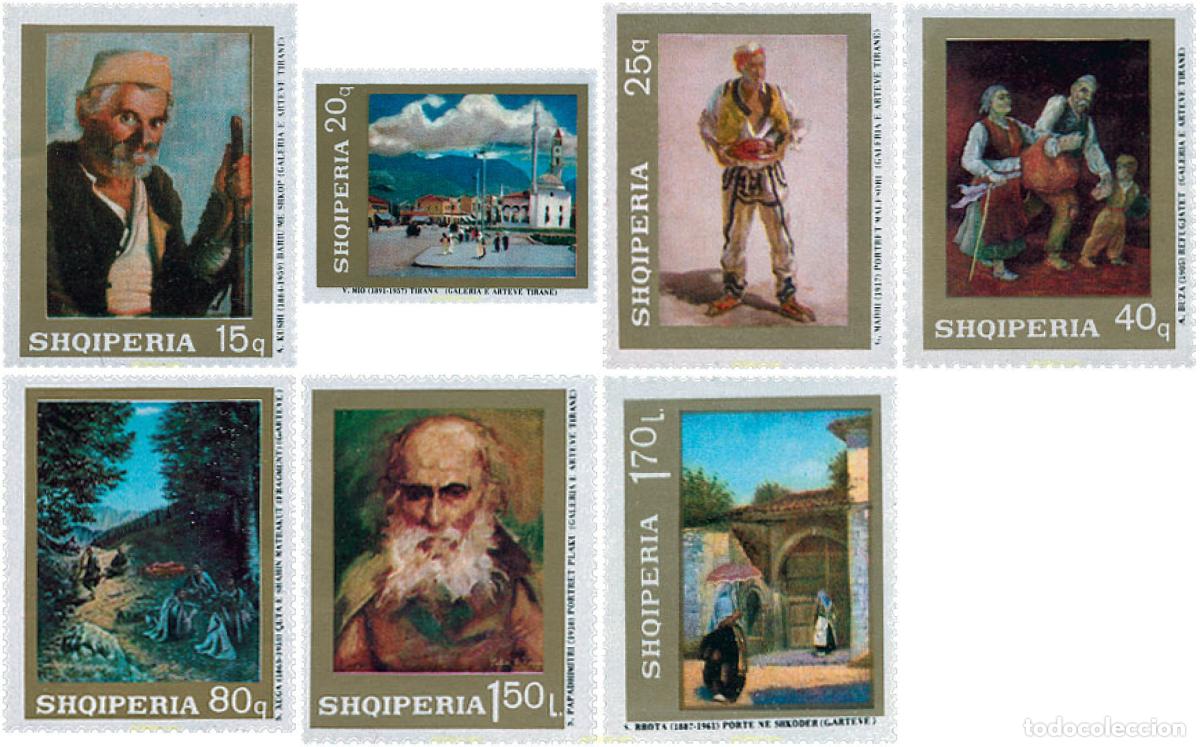 Sellos: 112058 MNH ALBANIA 1968 PINTURAS