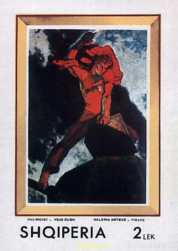 Sellos: 112078 MNH ALBANIA 1970 PINTURAS DE LA GALERIA NACIONAL ARTEVE EN TIRANA