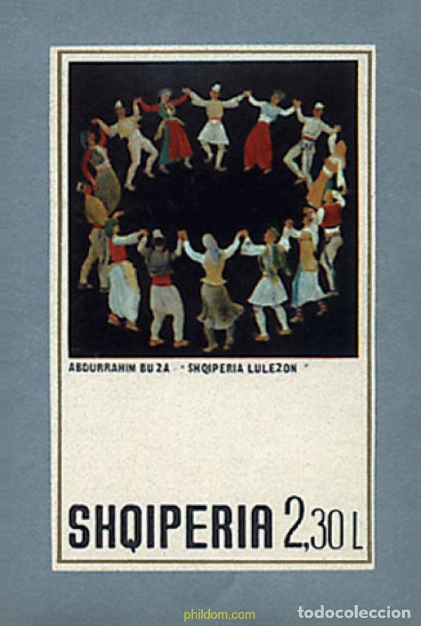 Sellos: 112103 MNH ALBANIA 1972 PINTURAS ALBANESAS